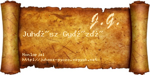 Juhász Győző névjegykártya